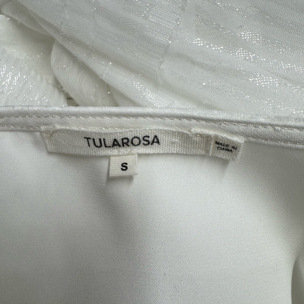 NWOT REVOLVE TULAROSA Wrap Hi-Lo Maxi Dress White S - Picture 9 of 9